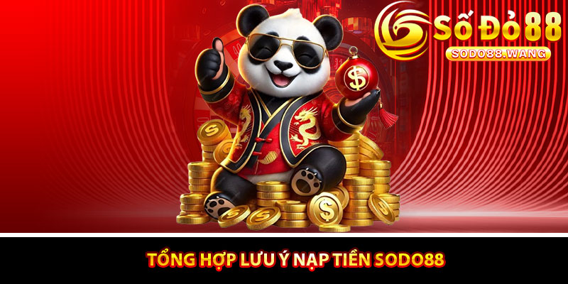 Tổng hợp lưu ý nạp tiền Sodo88